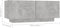 vidaXL - Tv-meubel - 100x35x40 - cm - bewerkt - hout - betongrijs