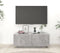 vidaXL - Tv-meubel - 100x35x40 - cm - bewerkt - hout - betongrijs