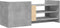 vidaXL - Tv-meubel - 100x35x40 - cm - bewerkt - hout - betongrijs