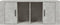 vidaXL - Tv-meubel - 100x35x40 - cm - bewerkt - hout - betongrijs