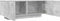 vidaXL - Tv-meubel - 100x35x40 - cm - bewerkt - hout - betongrijs