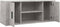 vidaXL - Tv-meubel - 100x35x40 - cm - bewerkt - hout - betongrijs