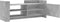 vidaXL - Tv-meubel - 100x35x40 - cm - bewerkt - hout - betongrijs