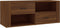 vidaXL - Tv-meubel - 100x35x40 - cm - bewerkt - hout - bruin - eikenkleur