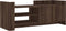 vidaXL - Tv-meubel - 100x35x40 - cm - bewerkt - hout - bruin - eikenkleur