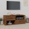 vidaXL - Tv-meubel - 100x35x40 - cm - bewerkt - hout - bruin - eikenkleur