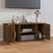 vidaXL - Tv-meubel - 100x35x40 - cm - bewerkt - hout - bruin - eikenkleur