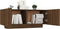 vidaXL - Tv-meubel - 100x35x40 - cm - bewerkt - hout - bruin - eikenkleur