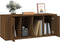 vidaXL - Tv-meubel - 100x35x40 - cm - bewerkt - hout - bruin - eikenkleur