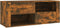 vidaXL - Tv-meubel - 100x35x40 - cm - bewerkt - hout - gerookt - eikenkleurig