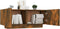 vidaXL - Tv-meubel - 100x35x40 - cm - bewerkt - hout - gerookt - eikenkleurig