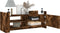 vidaXL - Tv-meubel - 100x35x40 - cm - bewerkt - hout - gerookt - eikenkleurig