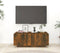 vidaXL - Tv-meubel - 100x35x40 - cm - bewerkt - hout - gerookt - eikenkleurig