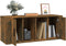 vidaXL - Tv-meubel - 100x35x40 - cm - bewerkt - hout - gerookt - eikenkleurig