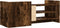 vidaXL - Tv-meubel - 100x35x40 - cm - bewerkt - hout - gerookt - eikenkleurig