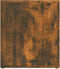 vidaXL - Tv-meubel - 100x35x40 - cm - bewerkt - hout - gerookt - eikenkleurig