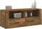 vidaXL - Tv-meubel - 100x35x40 - cm - bewerkt - hout - gerookt - eikenkleurig