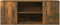 vidaXL - Tv-meubel - 100x35x40 - cm - bewerkt - hout - gerookt - eikenkleurig