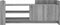 vidaXL - Tv-meubel - 100x35x40 - cm - bewerkt - hout - grijs - sonoma - eikenkleurig