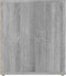 vidaXL - Tv-meubel - 100x35x40 - cm - bewerkt - hout - grijs - sonoma - eikenkleurig
