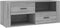 vidaXL - Tv-meubel - 100x35x40 - cm - bewerkt - hout - grijs - sonoma - eikenkleurig