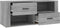 vidaXL - Tv-meubel - 100x35x40 - cm - bewerkt - hout - grijs - sonoma - eikenkleurig