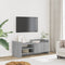 vidaXL - Tv-meubel - 100x35x40 - cm - bewerkt - hout - grijs - sonoma - eikenkleurig