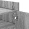 vidaXL - Tv-meubel - 100x35x40 - cm - bewerkt - hout - grijs - sonoma - eikenkleurig