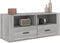 vidaXL - Tv-meubel - 100x35x40 - cm - bewerkt - hout - grijs - sonoma - eikenkleurig