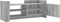 vidaXL - Tv-meubel - 100x35x40 - cm - bewerkt - hout - grijs - sonoma - eikenkleurig
