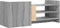 vidaXL - Tv-meubel - 100x35x40 - cm - bewerkt - hout - grijs - sonoma - eikenkleurig