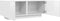 vidaXL - Tv-meubel - 100x35x40 - cm - bewerkt - hout - hoogglans - wit