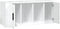 vidaXL - Tv-meubel - 100x35x40 - cm - bewerkt - hout - hoogglans - wit