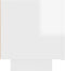 vidaXL - Tv-meubel - 100x35x40 - cm - bewerkt - hout - hoogglans - wit