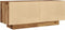 vidaXL - Tv-meubel - 100x35x40 - cm - bewerkt - hout - oud - houtkleurig