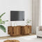 vidaXL - Tv-meubel - 100x35x40 - cm - bewerkt - hout - oud - houtkleurig