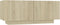 vidaXL - Tv-meubel - 100x35x40 - cm - bewerkt - hout - sonoma - eikenkleurig