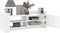 vidaXL - Tv-meubel - 100x35x40 - cm - bewerkt - hout - wit