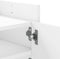 vidaXL - Tv-meubel - 100x35x40 - cm - bewerkt - hout - wit