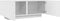 vidaXL - Tv-meubel - 100x35x40 - cm - bewerkt - hout - wit
