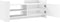 vidaXL - Tv-meubel - 100x35x40 - cm - bewerkt - hout - wit