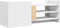 vidaXL - Tv-meubel - 100x35x40 - cm - bewerkt - hout - wit