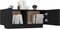vidaXL - Tv-meubel - 100x35x40 - cm - bewerkt - hout - zwart