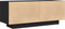 vidaXL - Tv-meubel - 100x35x40 - cm - bewerkt - hout - zwart