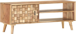 vidaXL - Tv-meubel - 100x35x40 - cm - massief - acaciahout