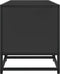 vidaXL - Tv-meubel - 100x35x41 - cm - bewerkt - hout - en - metaal - zwart