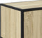 vidaXL - Tv-meubel - 100x35x41 - cm - bewerkt - hout - metaal - sonoma - eikenkleurig