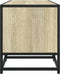 vidaXL - Tv-meubel - 100x35x41 - cm - bewerkt - hout - metaal - sonoma - eikenkleurig