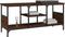 vidaXL - Tv-meubel - 100x35x45 - cm - bewerkt - hout - en - ijzer - bruin - eikenkleur