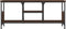 vidaXL - Tv-meubel - 100x35x45 - cm - bewerkt - hout - en - ijzer - bruin - eikenkleur
